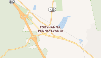 Tobyhanna, Pennsylvania map