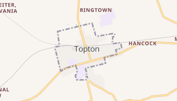 Topton, Pennsylvania map