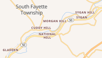 Treveskyn, Pennsylvania map
