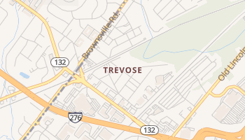 Trevose, Pennsylvania map