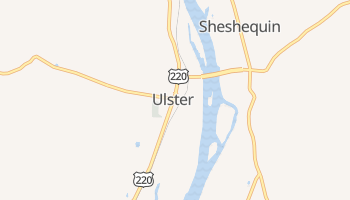 Ulster, Pennsylvania map