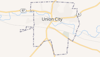 Union City, Pennsylvania map
