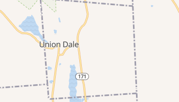 Union Dale, Pennsylvania map