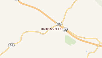 Unionville, Pennsylvania map
