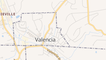 Valencia, Pennsylvania map