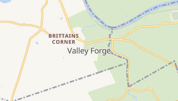 Valley Forge, Pennsylvania map
