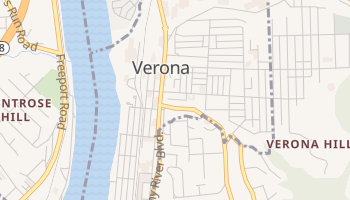 Verona, Pennsylvania map