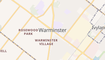 Warminster, Pennsylvania map