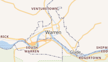Warren, Pennsylvania map