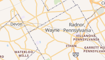 Wayne, Pennsylvania map