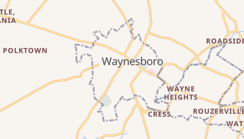 Waynesboro, Pennsylvania map