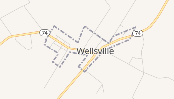 Wellsville, Pennsylvania map