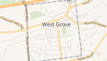 West Grove, Pennsylvania map