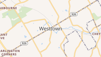 Westtown, Pennsylvania map