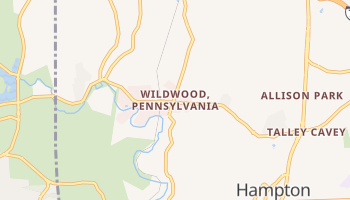 Wildwood, Pennsylvania map