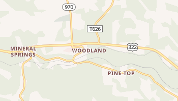 Woodland, Pennsylvania map