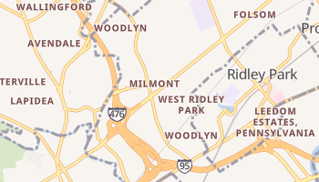 Woodlyn, Pennsylvania map
