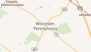Worcester, Pennsylvania map