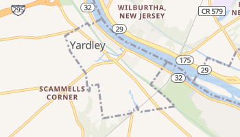 Yardley, Pennsylvania map
