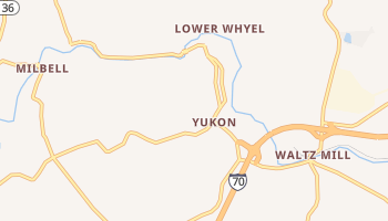 Yukon, Pennsylvania map