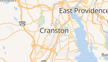 Cranston, Rhode Island map