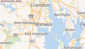 Warwick, Rhode Island map