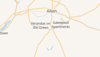 Aiken, South Carolina map