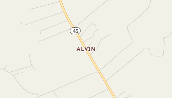 Alvin, South Carolina map