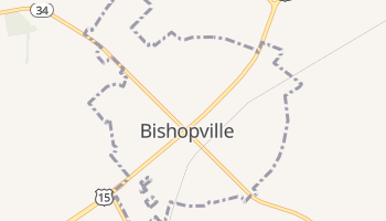 Bishopville, South Carolina map