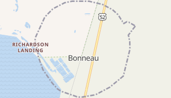 Bonneau, South Carolina map