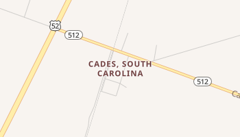 Cades, South Carolina map