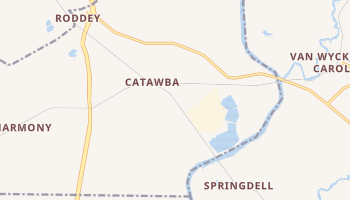 Catawba, South Carolina map