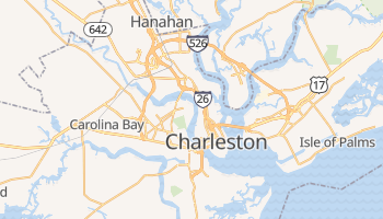 Charleston, South Carolina map