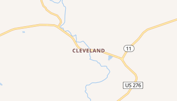 Cleveland, South Carolina map