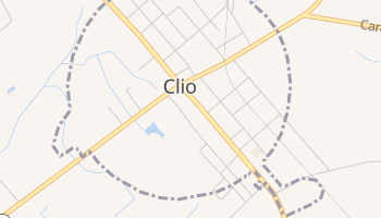 Clio, South Carolina map