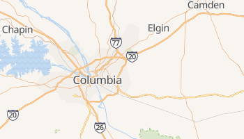 Columbia, South Carolina map