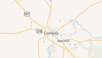 Conway, South Carolina map