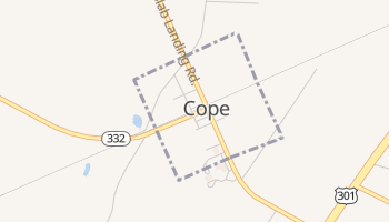 Cope, South Carolina map
