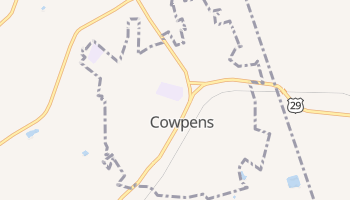 Cowpens, South Carolina map
