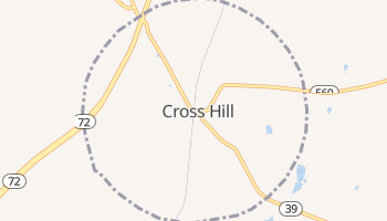 Cross Hill, South Carolina map