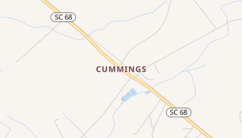 Cummings, South Carolina map