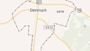 Denmark, South Carolina map