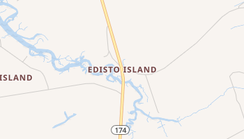 Edisto Island, South Carolina map