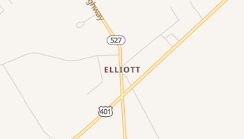 Elliott, South Carolina map