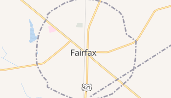 Fairfax, South Carolina map