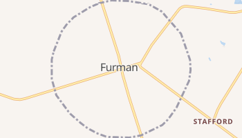 Furman, South Carolina map