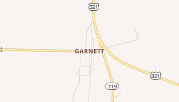 Garnett, South Carolina map