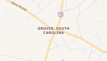Grover, South Carolina map