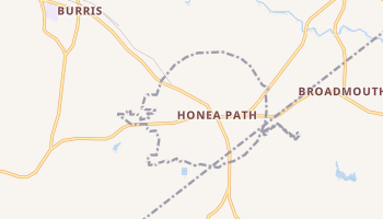 Honea Path, South Carolina map