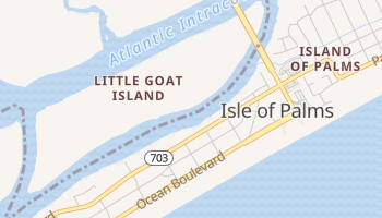 Isle of Palms, South Carolina map